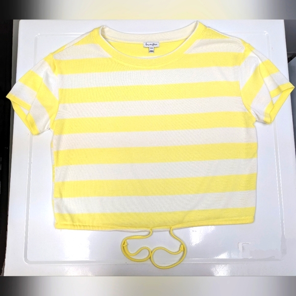 Love, Fire striped knit crop top - Picture 5 of 11